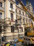 Restaurátorské práce na balkónech pardubické radnice Restaurátorské práce na balkónech pardubické radnice